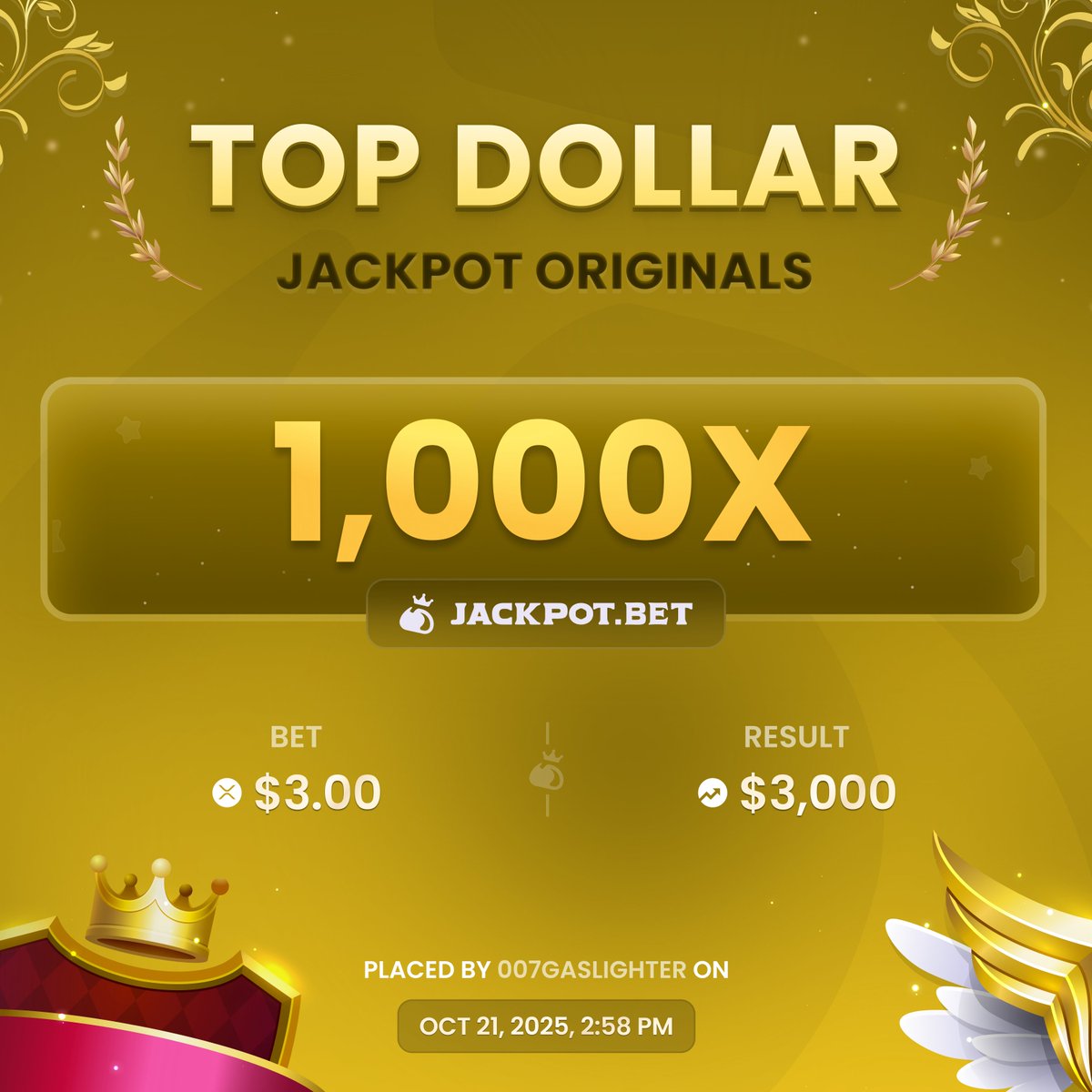 MAX WIN on Top Dollar 👑 

To celebrate, we're giving away $50! 🎉

How to Enter:
1⃣ Like + Repost   
2⃣ Follow 
3⃣ Tag a friend   

Ends soon ⏰