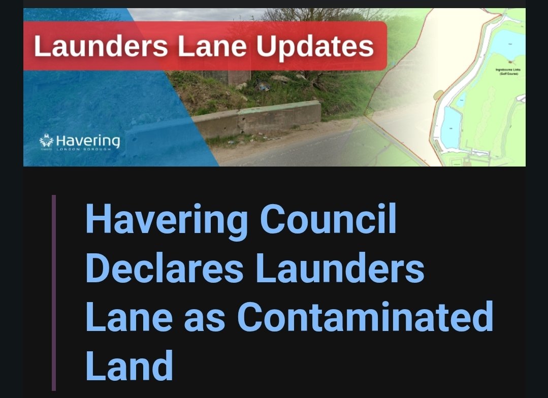 💥 Victory for Rainham! 💥
After years of smoke, frustration, and tireless campaigning, Havering Council has finally declared the Launders Lane site contaminated.