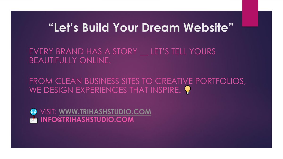 trihashstudio's tweet photo. #TriHashStudio #WebDesign #CreativeWebsite #WebDevelopmentCompany #ModernDesign #WebsiteAgency #DesignThatInspires https://t.co/h8ZKgLd7qL