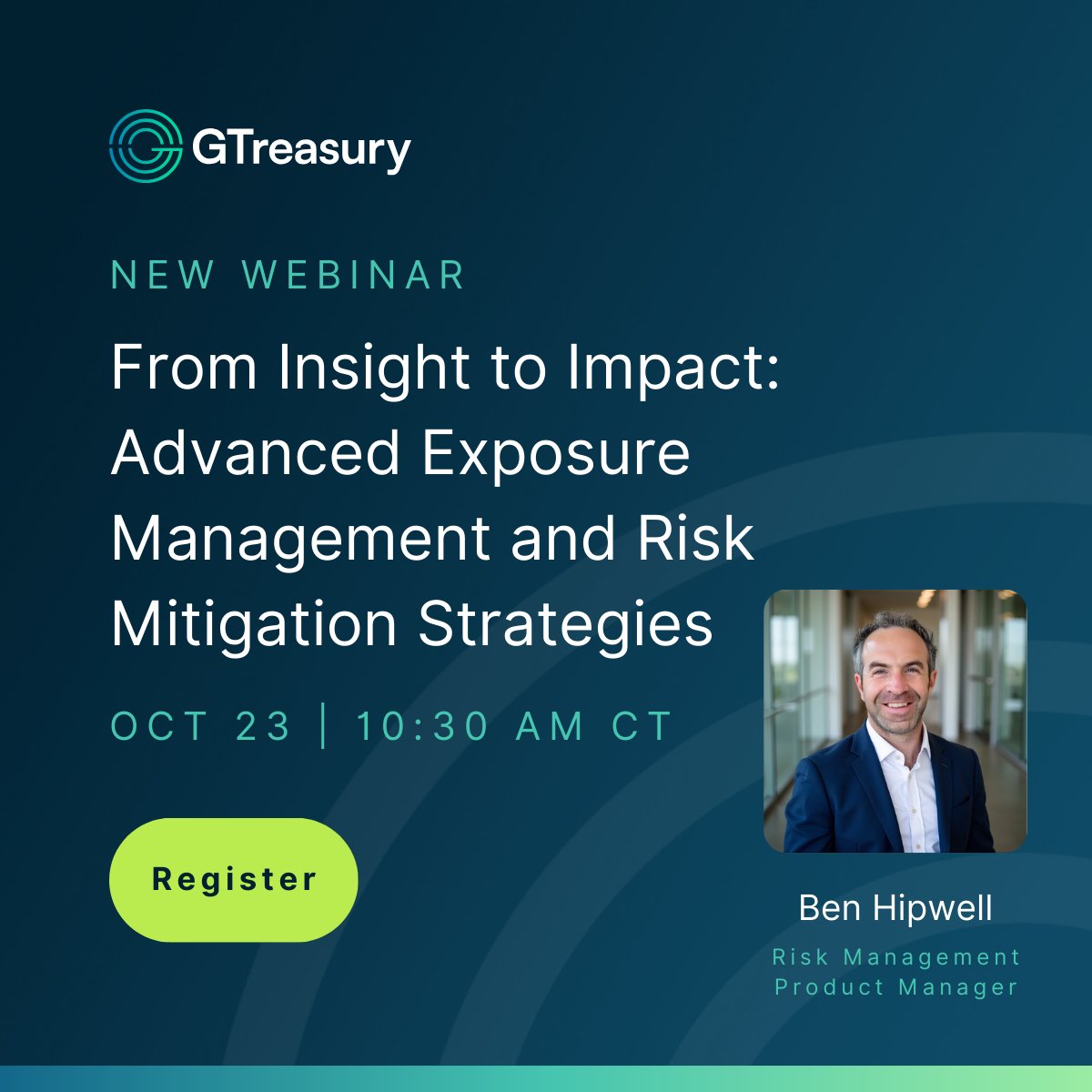 It’s your last chance to register for Thursday's webinar! 📆

Join us on October 23rd for part 2 of our Risk Intelligence series, where we’ll demonstrate how to turn exposure visibility into proactive, board-ready action.

Final chance to secure your seat: hubs.li/Q03PvfKr0