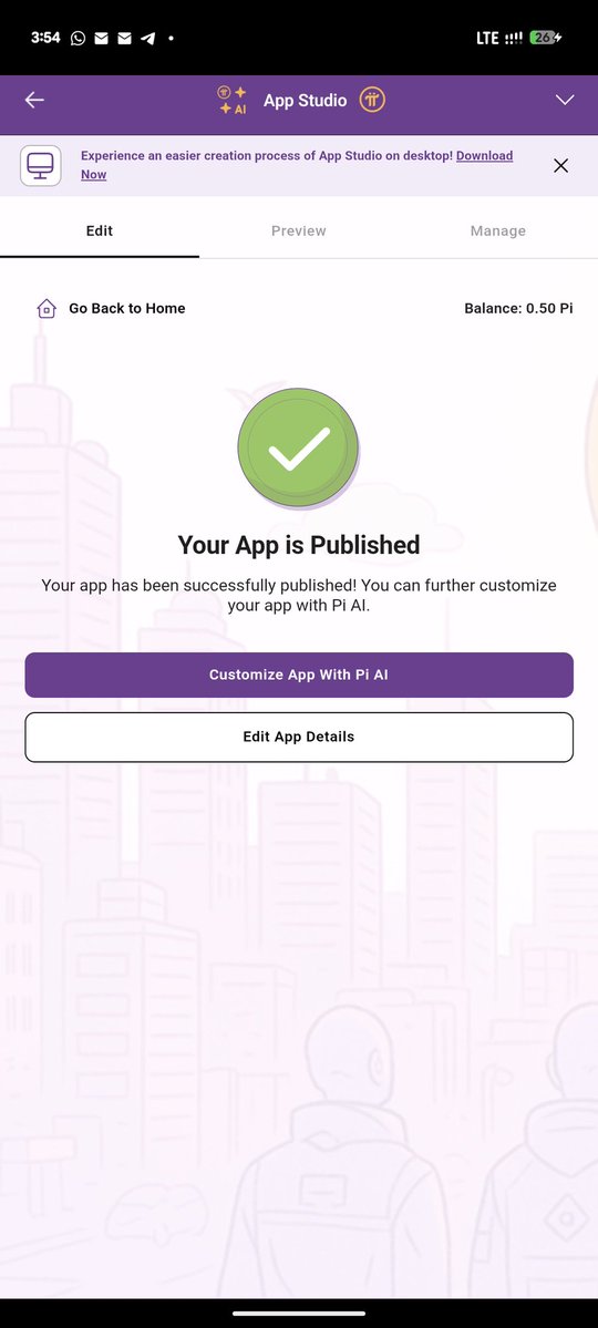 WoodyLightyearx's tweet image. Nobody told me you can now edit customized apps in Pi App Studio?? I just read the recent Pi app update and decided to check the studio and I saw this. LFG!! 🔥🔥