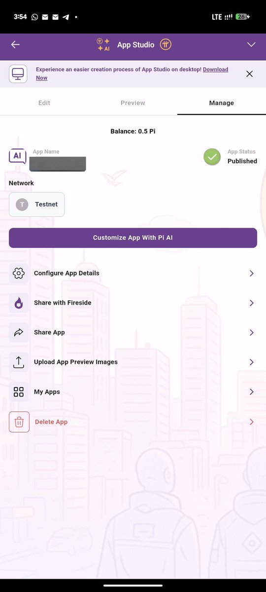 WoodyLightyearx's tweet image. Nobody told me you can now edit customized apps in Pi App Studio?? I just read the recent Pi app update and decided to check the studio and I saw this. LFG!! 🔥🔥