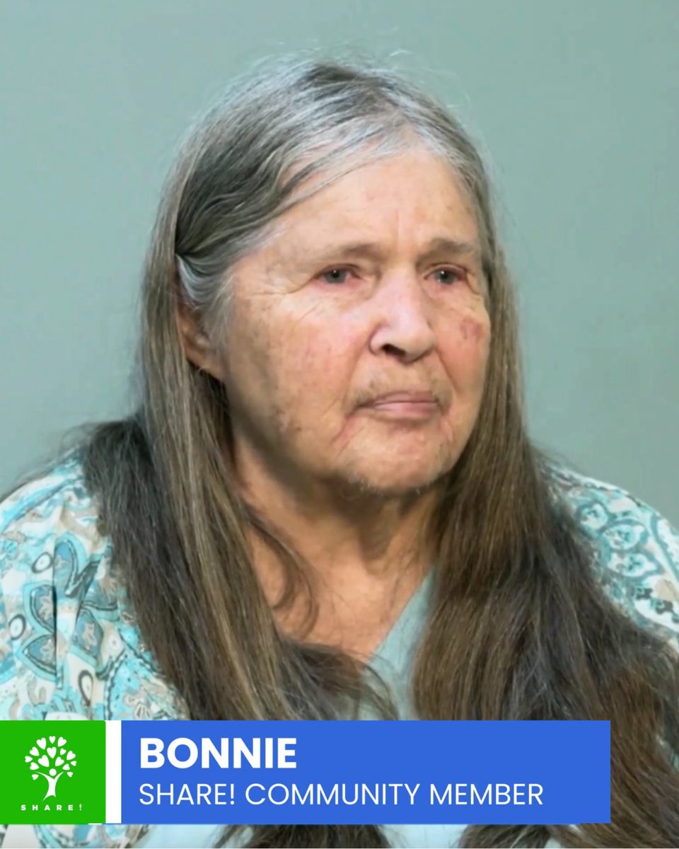 shareselfhelp's tweet image. 🌟 SHARE! Spotlight: Bonnie’s Journey “One meeting, one phone call, one decision, one friendship can change your life.”

Watch Bonnie share her powerful story of recovery, resilience, and finding home in the coming weeks.

#SHAREHousing #SHAREselfhelp #Housing #Homeless #solution