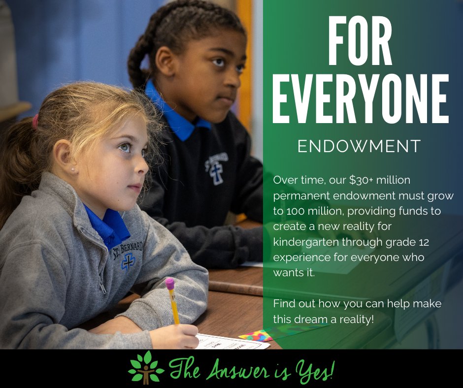 💡 Imagine the ripple effect: one student inspired, one family strengthened, one community transformed. That’s the power of Catholic education. Give today! ceflou.org/donate/ 

#YesForever