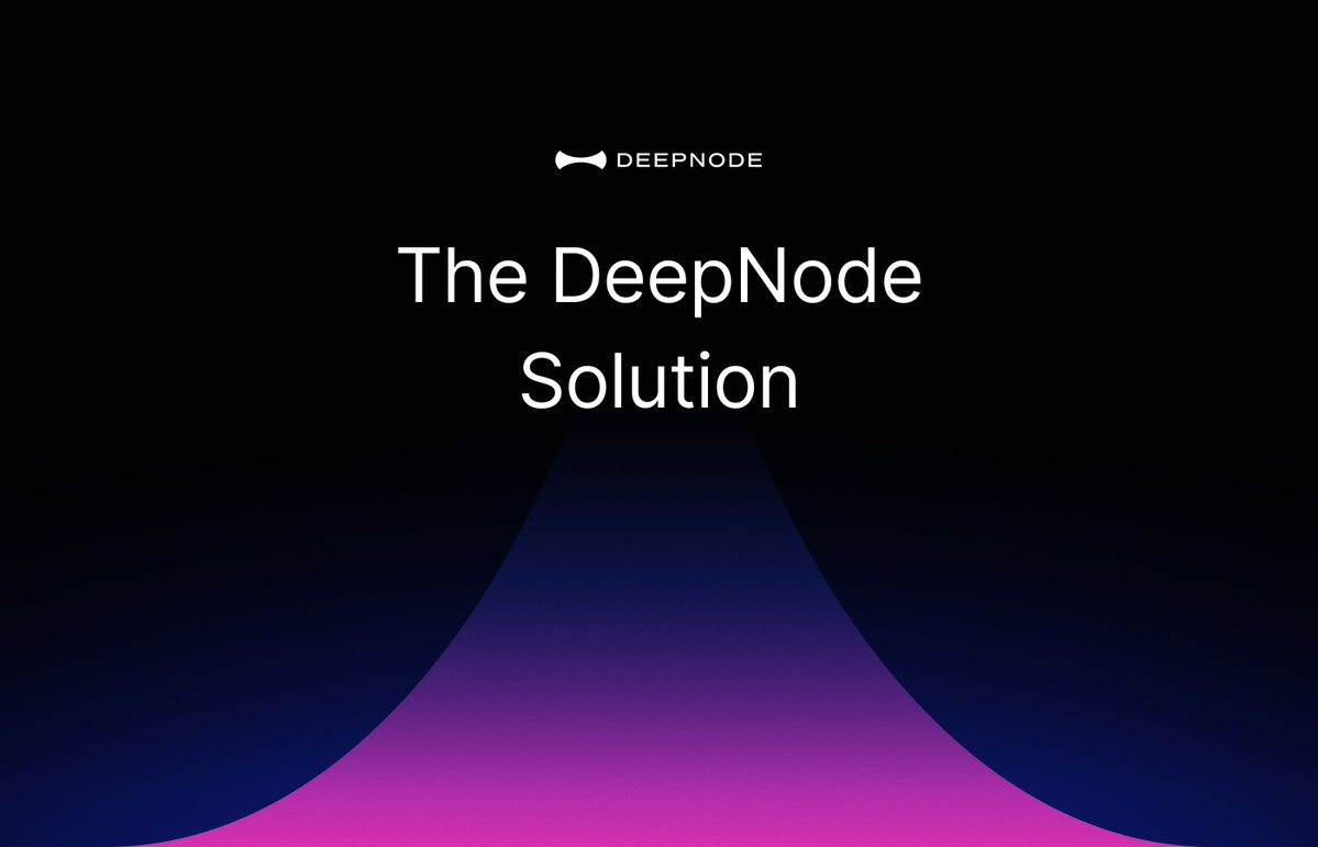DeepNode_'s tweet image. The DeepNode Solution:
We build AI infrastructure that rewards transparency, collaboration and contribution.
$DEEP tokens ensure fair earnings for contributors to the intelligence.
This is how collective intelligence works.
It’s open, transparent and built for everyone.