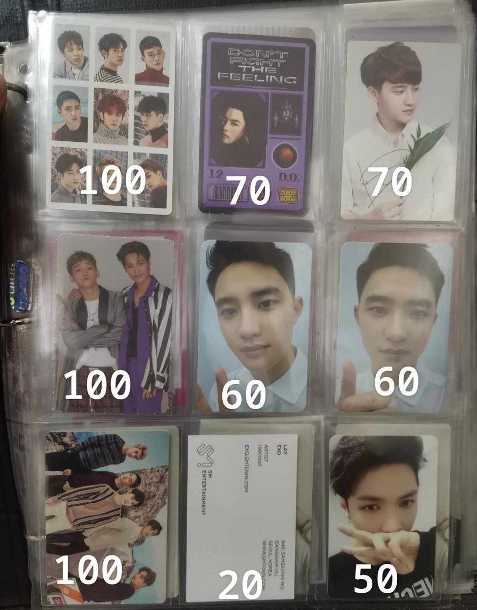 iDUCKSHOP's tweet photo. ✨ ​SALE​ CARD​ EXO

💵 ราคาที่รูป

🚚 ค่าส่ง​ 30
엑소 양도​ #การ์ดexo​ ตามหา
want to sell WTS​ kai​ sehun
#การ์ดแบคฮยอน​ D.o​ chanyeol​
#ตลาดนัดEXO​ baekhyun​
#ขายของสะสมexo​ บั้มเปล่า https://t.co/wWmQ47gX7A