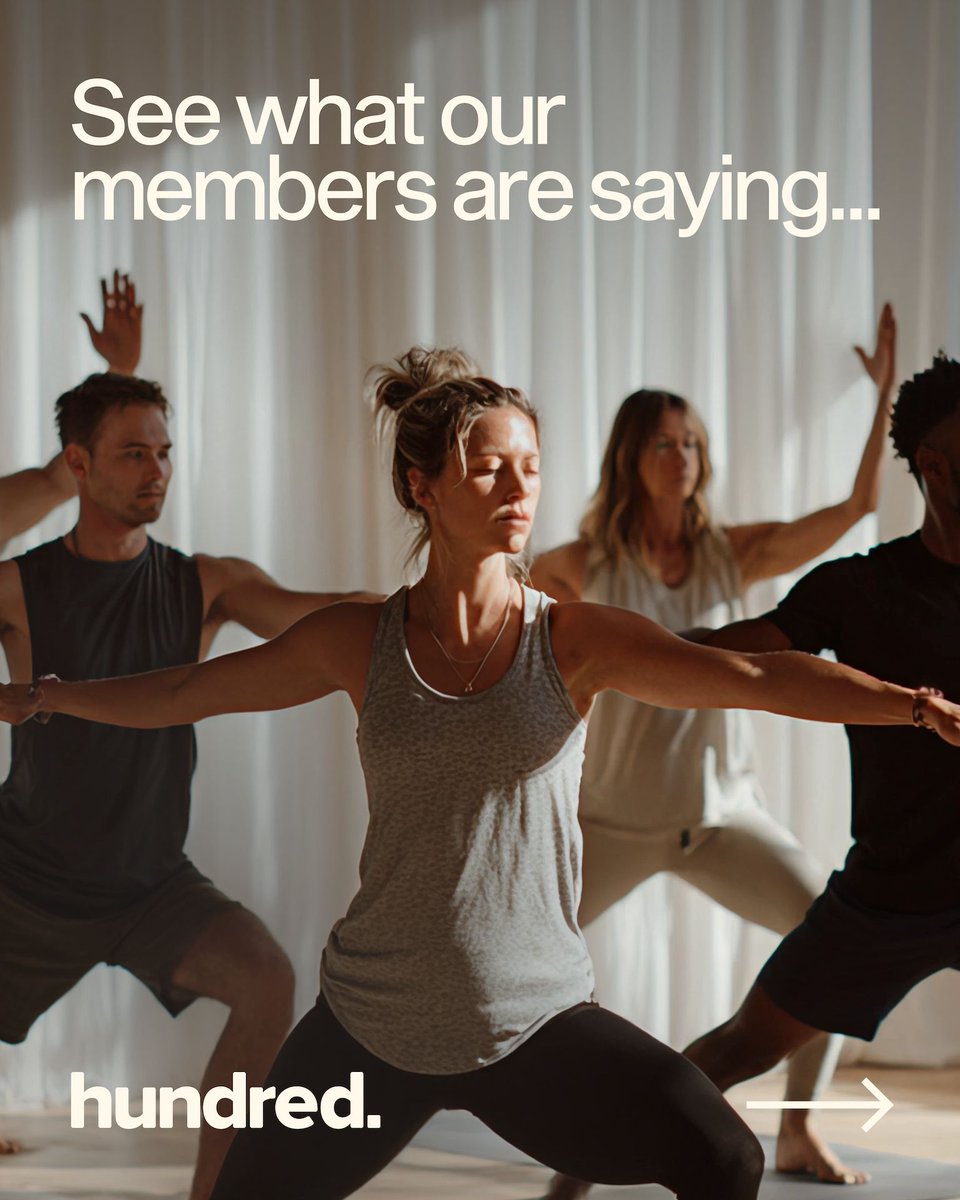 Hundredhealth's tweet image. Real results. Real people.

Hundred members are turning health data into real progress — more energy, better balance, stronger results.

Your data tells a story. We help you translate it.
hundred.com

#HundredHealth #HealthOptimization #PreventativeHealth