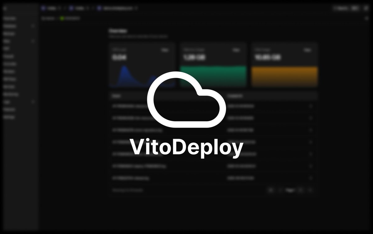 Finally going to happen! <a href="/vitodeploy/">VitoDeploy</a> 
Join the wait list 👇