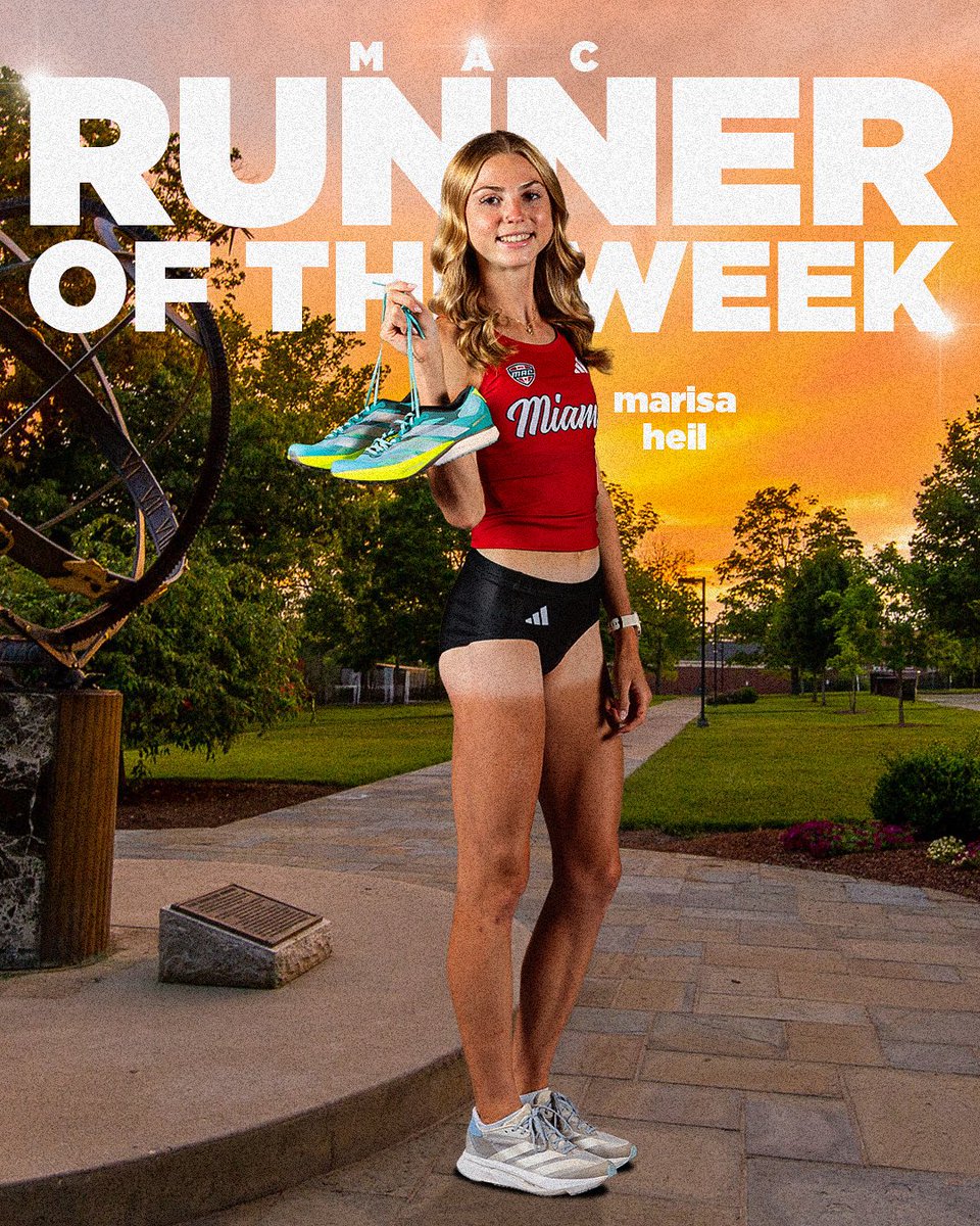 Congratulations to our MAC runner of the week Marisa ‼️🔥 

#RiseUpRedHawks