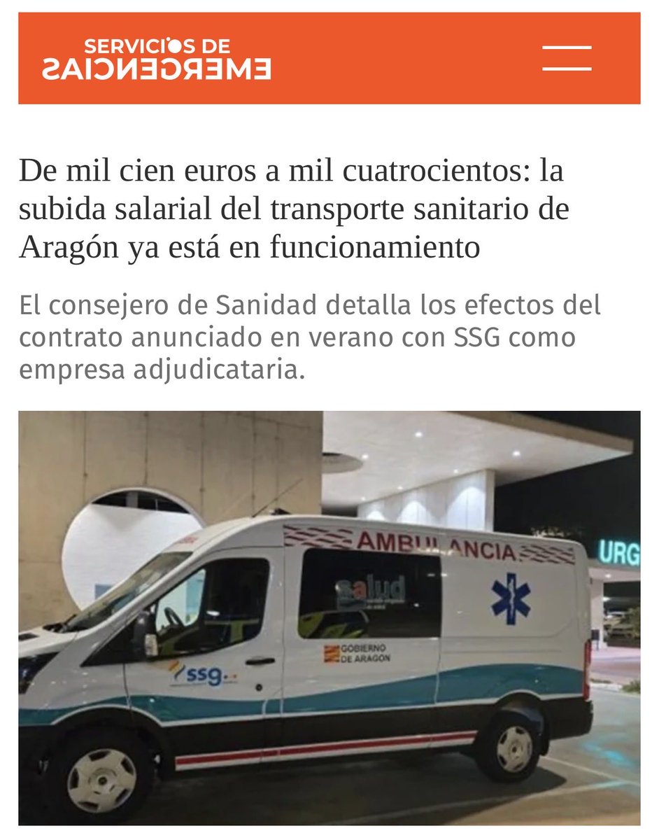 Otra comunidad que sale de precariedad 

Quien queda cobrando 975€/ mes a parte de CyL? Nadie?

serviciosemergencia.es/noticia/4630-d…