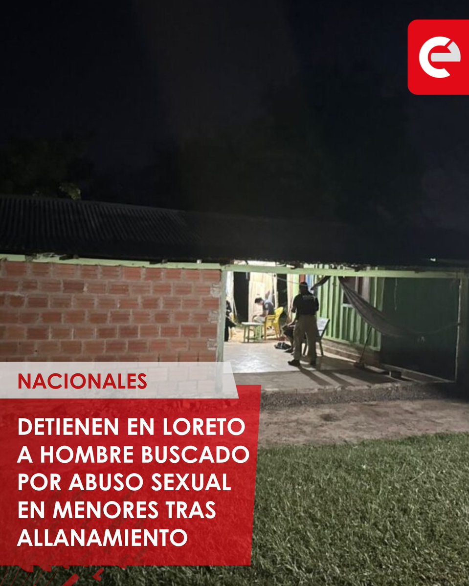 canal_e_py's tweet image. 🔴 Un allanamiento realizado en la madrugada de este martes en la localidad de Torales San Marcos, distrito de Loreto, permitió la captura de Alfredo Benítez (54), quien contaba con una orden de detención preventiva por un caso de abuso sexual en niños.
#abuso #allanamiento…