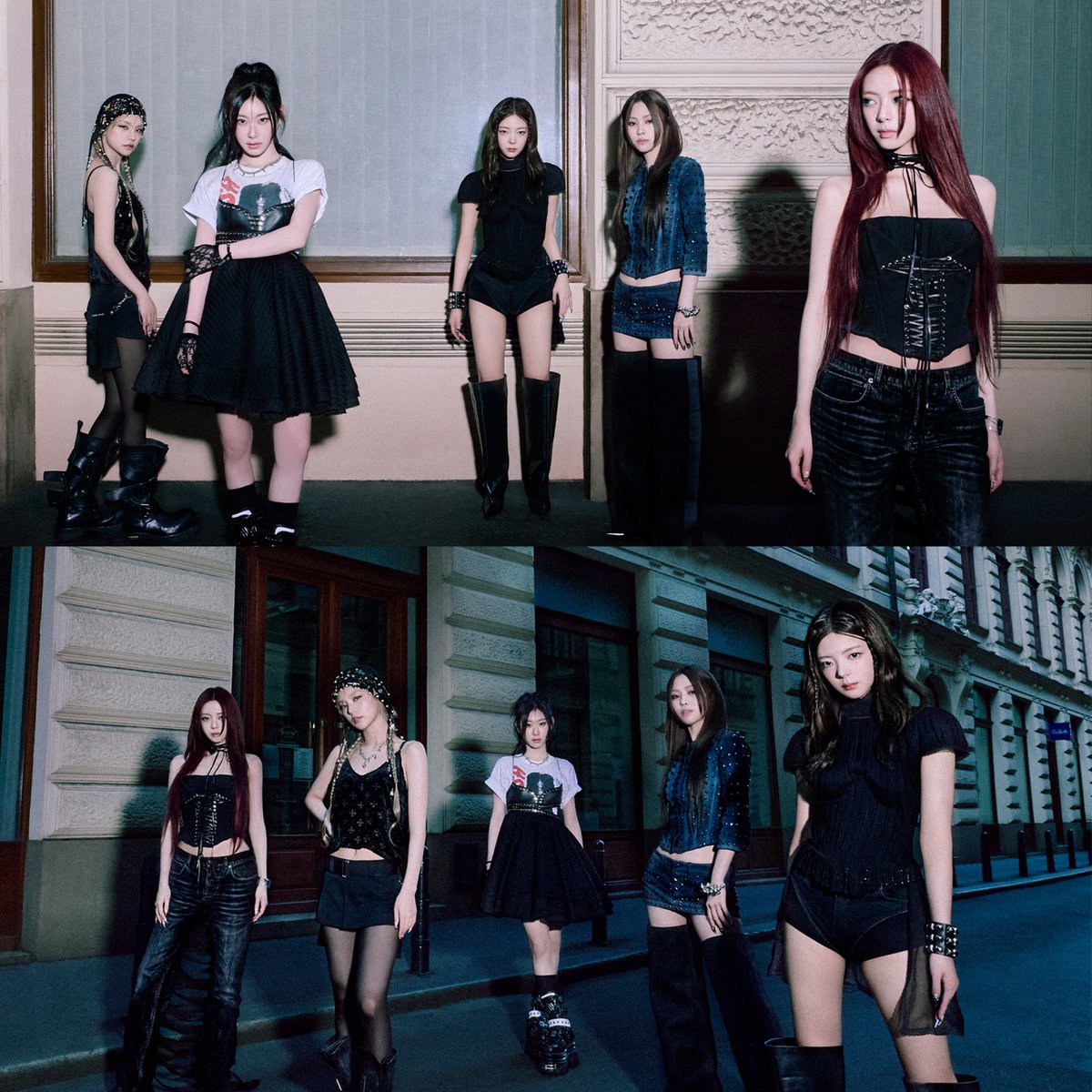 PopBase's tweet image. ITZY stuns in new group concept photos to their upcoming album ‘TUNNEL VISION.’