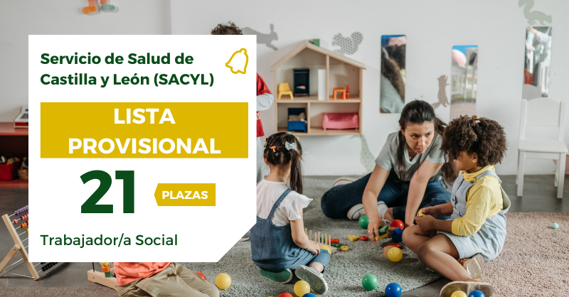 🔔 ¡Se publica la lista provisional de las 21 plazas de Trabajador/a Social del Servicio de Salud de Castilla y León (SACYL)!

👉 Más información en: mad.es/oposiciones/22…
