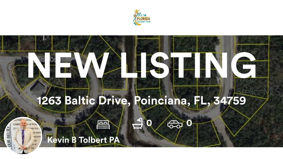 📍 1263 Baltic Drive, Poinciana, FL, 34759

My latest listing on RateMyAgent.
NAR 276512930
rma.reviews/i44hp61di57v

...
#ratemyagent #realestate #KELLER_WILLIAMS_ADVANTAGE_III_REALTY