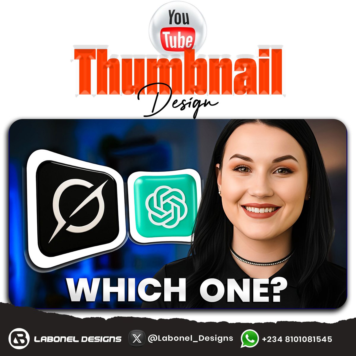 Labonel_Designs's tweet image. Thumbnail Designs samples. 

#youtubethumbnail