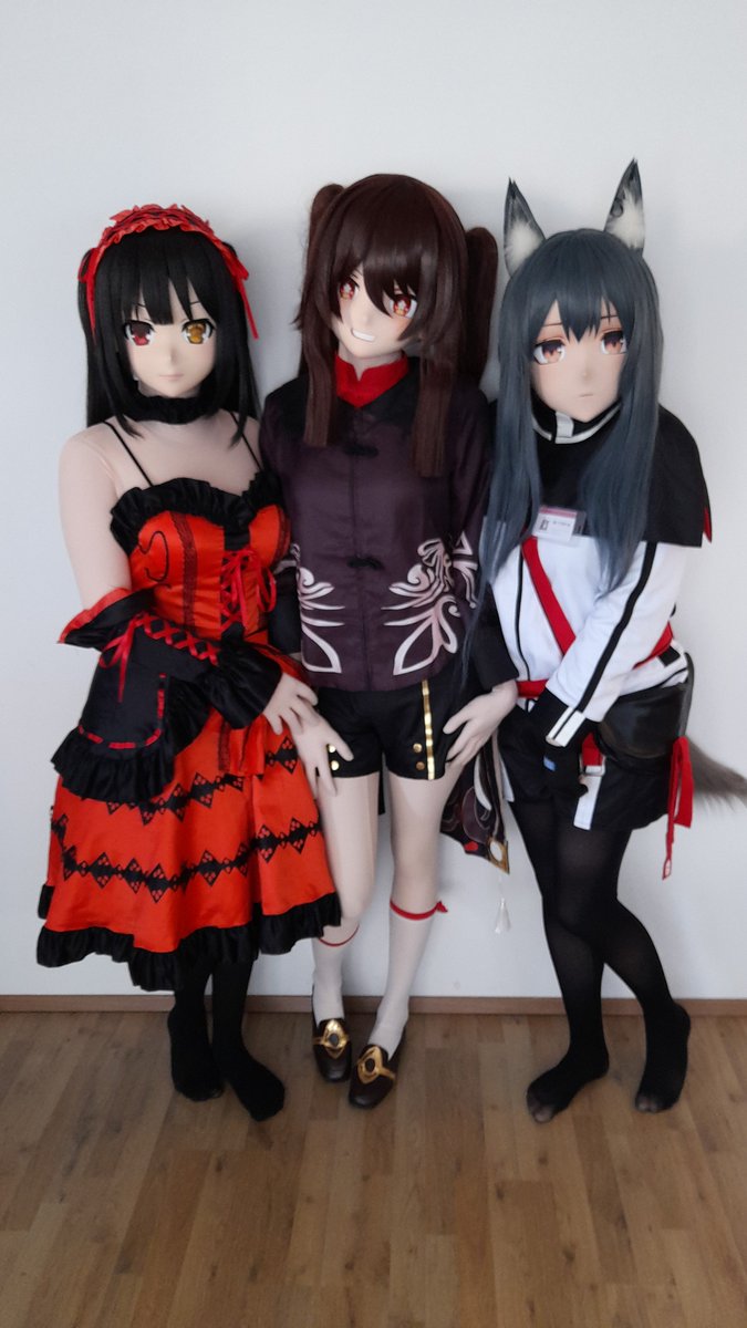 My weekend was filled with cute Kigu activities with lovely <a href="/Kurukig/">KuruKig</a> and <a href="/monochrome_kigu/">Mono</a> ♥
Here as Kurumi, Hu Tao and Texas!