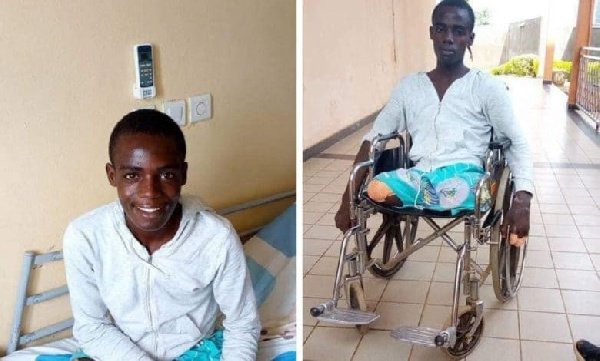 L_Kmer237's tweet image. #PourquoiJeProteste
Ibrahim Belo 🕊
Torturé dans un commissariat de police à Yaoundé, en 2017 au point de se voir amputer ses deux pieds. 💔
Il est finalement mort le 1er janvier 2022. 😭
Il a trop souffert, j'imagine même pas la douleur d'une telle barbarie.
Combien de…