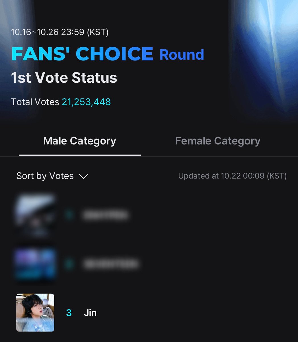 jinnieslamp's tweet image. D-5 | ROUND 1 FANS’ CHOICE MALE 🏆

Can we get 1,000 replies/RTs? 💬
I’m voting #Jin for the #2025MAMAVOTE 

❗️ Post or RT 1x per account daily
🔗 Priority vote on Mnet Plus: share.mnetplus.world/2025-mama?miss…
🗳️ Ends 10/26 11:59PM KST