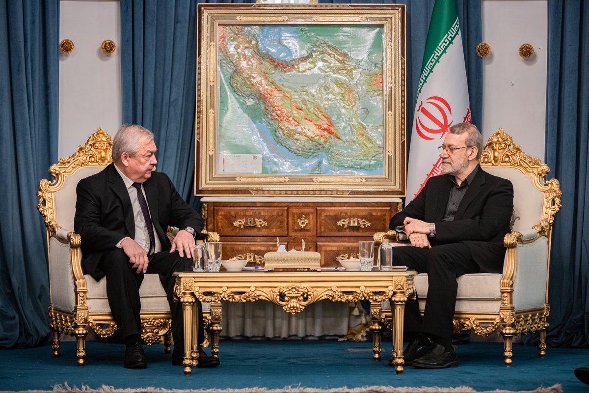 دیدار و گفتگو با جناب آقای لاورنتیف، نماینده‌ی ویژه‌ی جناب آقای پوتین در امور سوریه | شورای عالی امنیت ملی | ۲۹ مهرماه ۱۴۰۴