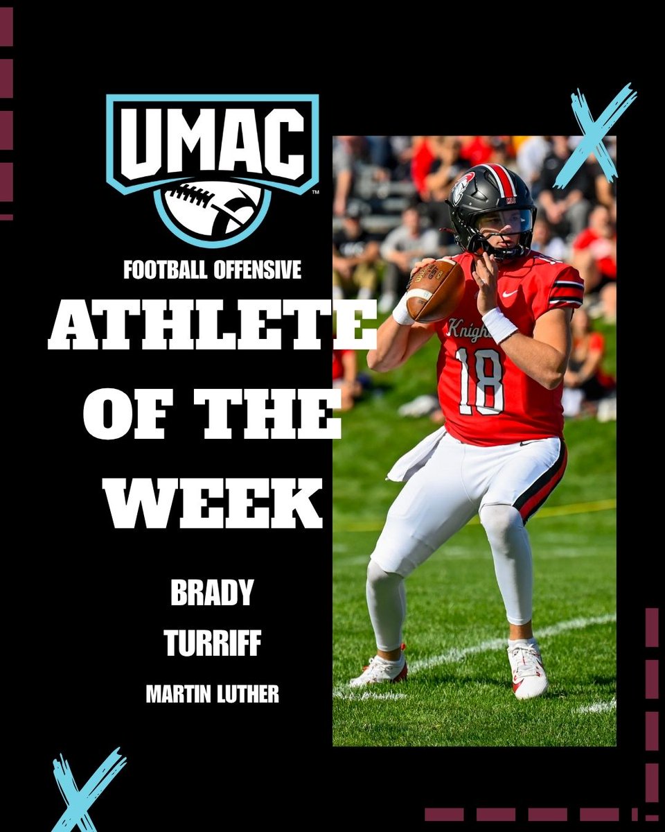 <a href="/uwsathletics/">UW-Superior Athletics</a> <a href="/uws_xctf/">UW-Superior Cross Country & Track and Field</a> 🏈 Football Offensive Athlete of the Week: Brady Turriff, Martin Luther, QB
