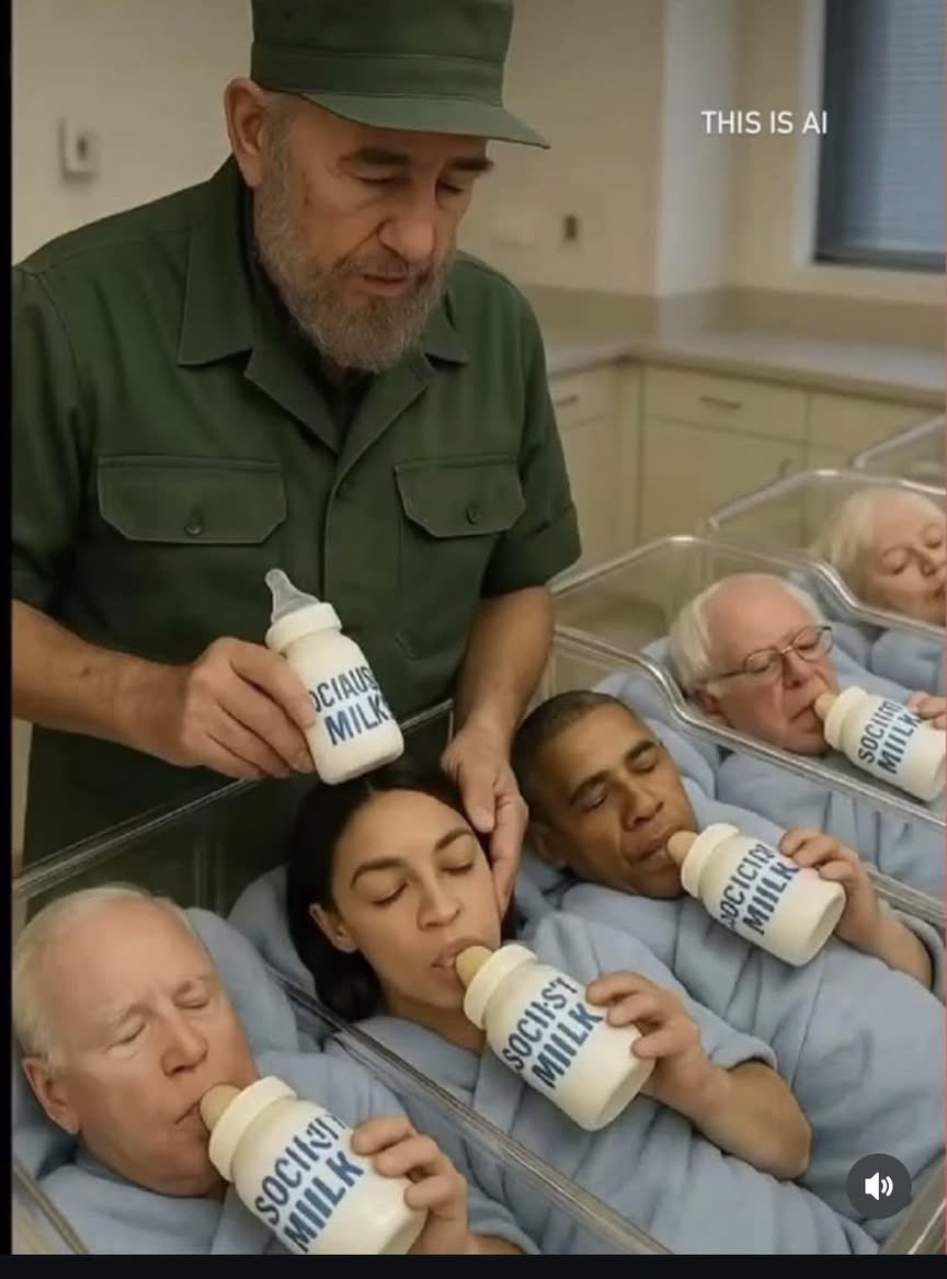 Look at all the baby socialist and daddy feeding them. 🤪😝🤣😂😆