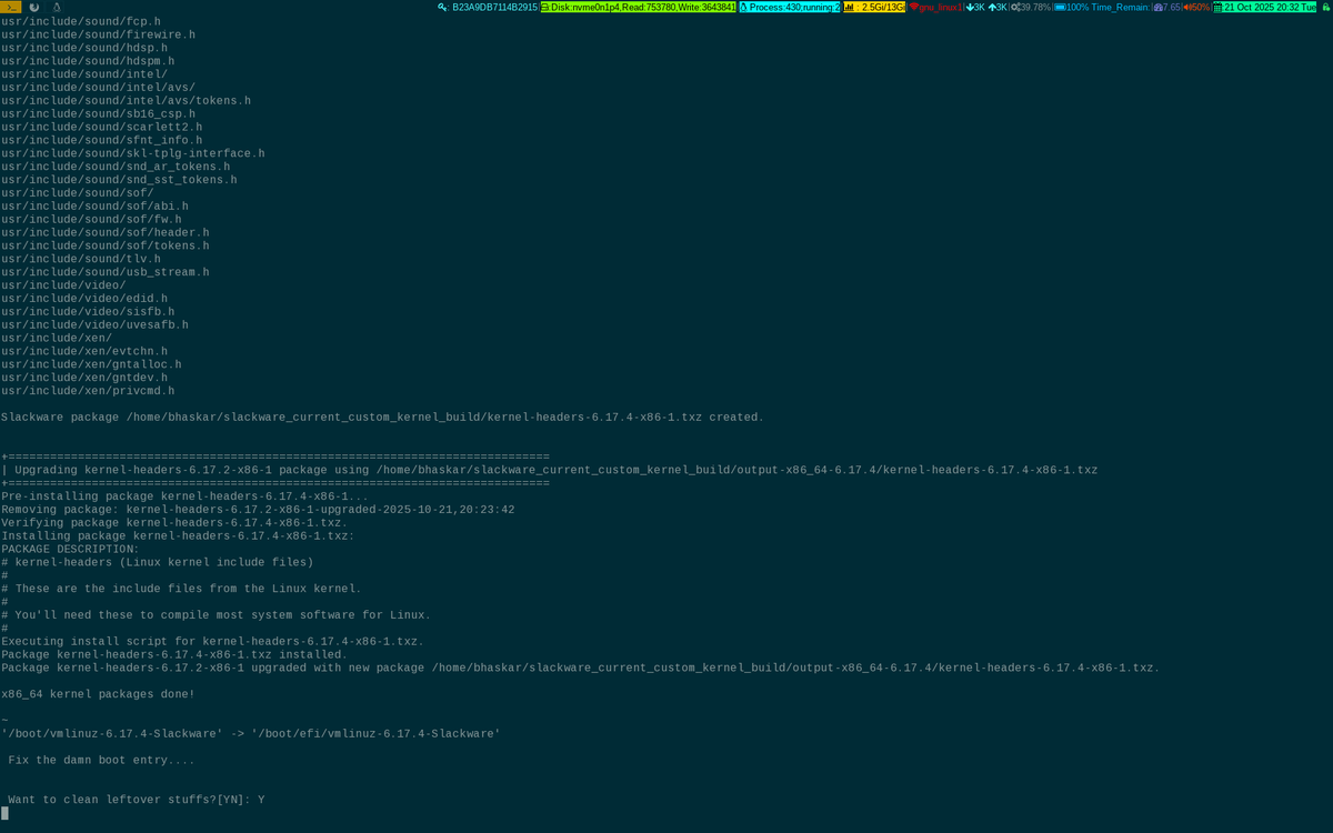 unixbhaskar's tweet image. ...and #slackware :)

#linuxadmin #opensource #operatingsystem