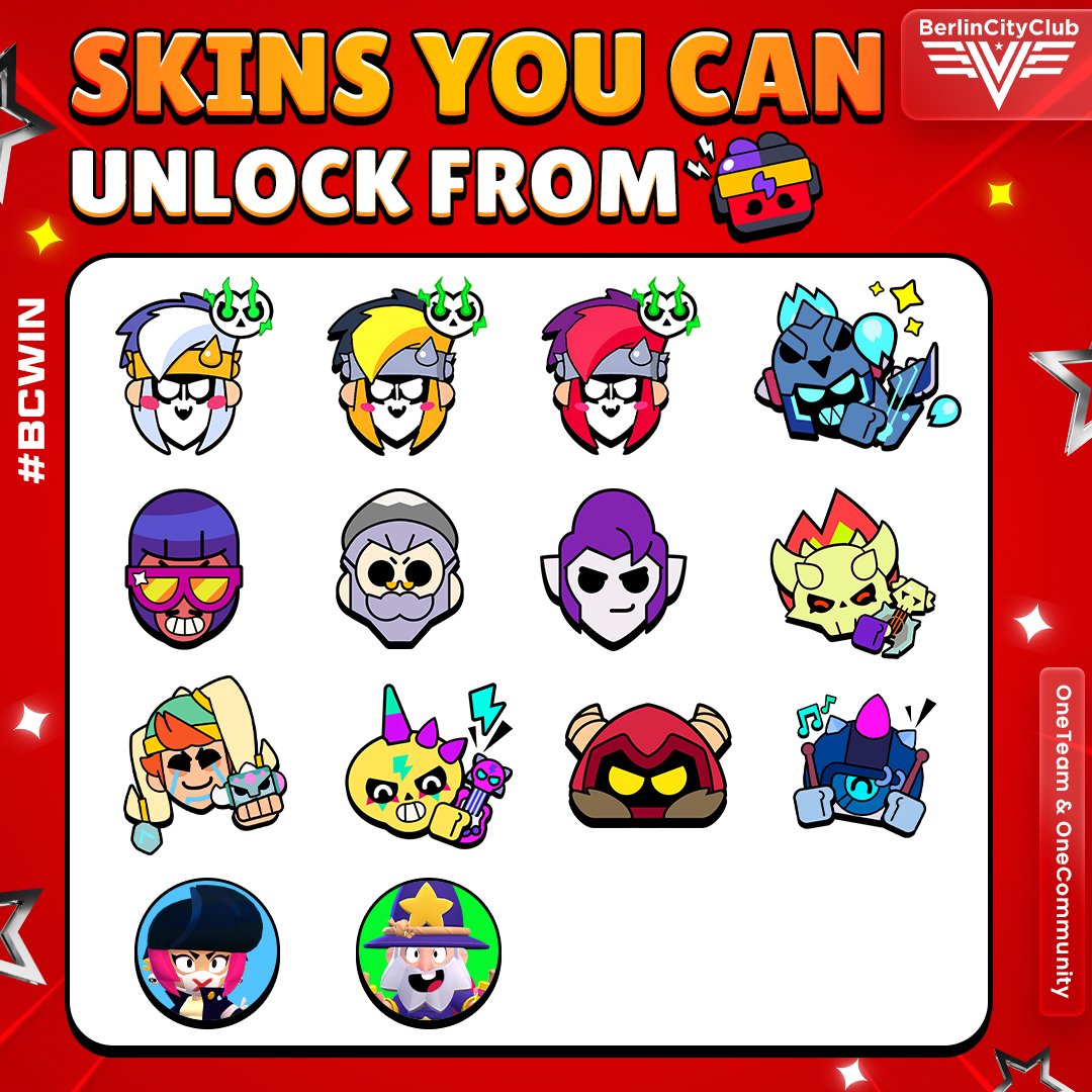 Which skin would you like to have? 🤔