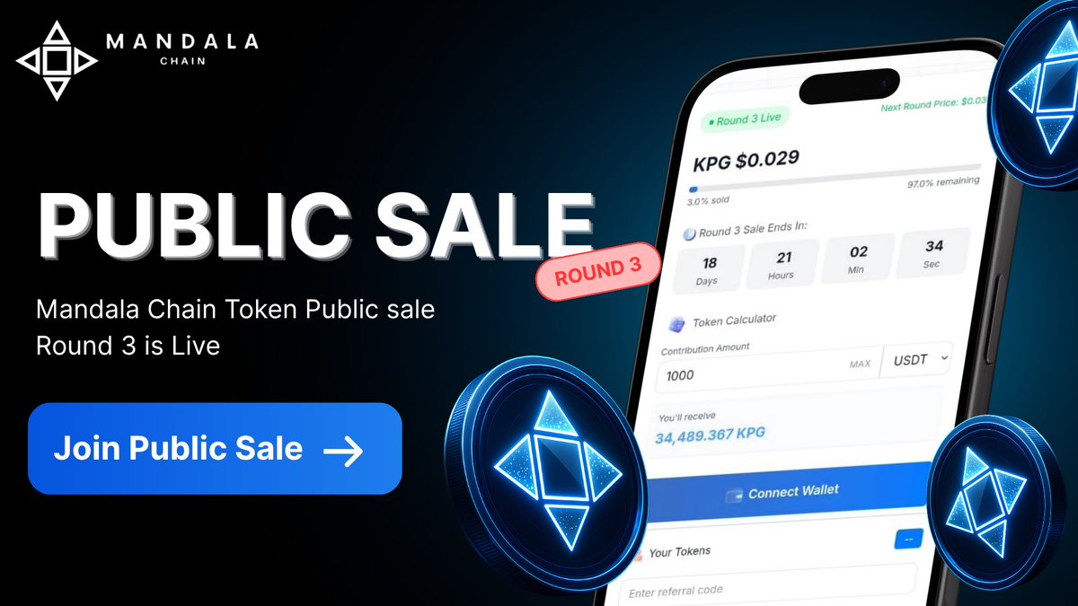 THECRYPTOBLIST's tweet image. Bro!!! Remember when I told you to keep an eye on @MandalaChain ?
Well… Round 1 sold out! Round 2? Gone.
And now Round 3 is live, and who knows? Might be the last…don’t wait for any more signs to stack up.
Don’t say I didn’t warn you. 

👉 token.mandalachain.io/?ref=MickieTony

#Presale #KPG
