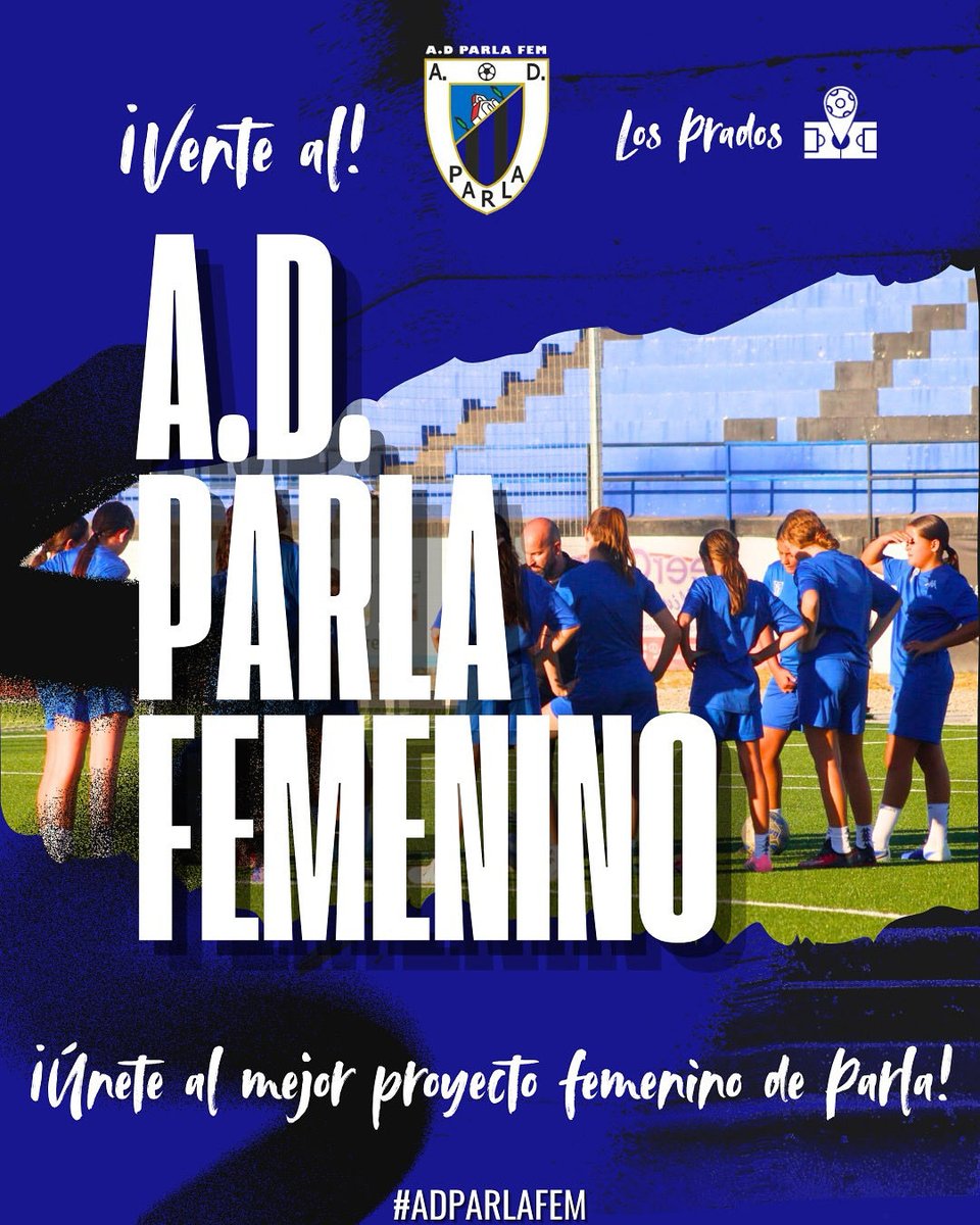 adparlafem's tweet image. ¡Buscamos jugadoras alevines e infantiles! ⚽

Forma parte del AD Parla Femenino y crece con nosotras 💪

¡Ven a probar sin compromiso!

📩femenino@adparla.com
📍Los Prados

#ADParlaFem #FútbolFemenino