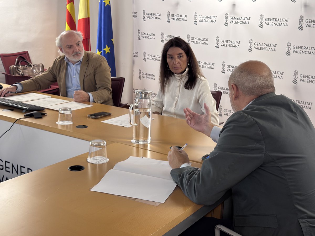 GVAhisenda's tweet image. La consellera @rut_merino ha presidido el consejo de Administración de @GVAIstec al que también han asistido el DG @juanalegres, el SA de Hacienda, @EusebioMonzo, el DG de @GVADgtic, @JaviBalfagon, el SA de Innovación, Jerónimo Mora y la SA de Emergencias, Irene Rodríguez