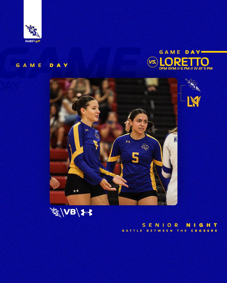 ICS_VB's tweet image. IT’S GAMEDAY!

Lady Warriors ⚔️ vs. Loretto Angels 😇

🎓 Senior Night

✝️ Battle Between the Crosses

📆 Tuesday, October 21st, 2025

⌚️ 6 PM; JV at 5 PM

📍Dave Frazier Memorial Gym

📺 fan.hudl.com/icswarriors

🎟️ fan.hudl.com/tickets/VGlja2…

#ICVB25 🏐
#GoWarriors ⚔️
#DubsUp ⚔️