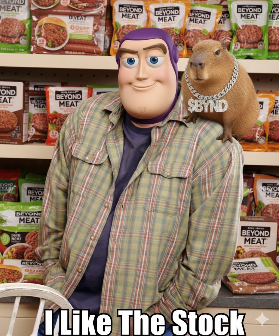 davidjsbar's tweet image. My biggest regret in life is not buying more bankrupted diluted fake meat shares when I had the chance $BYND