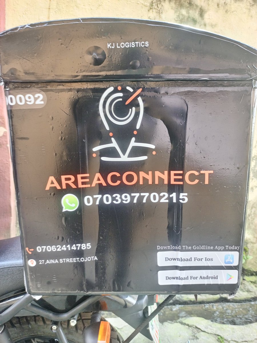 KJ LOGISTICS IS BACK 🔥 

Let me help you with your delivery service within Lagos mainland and island 🛵🚚
You can reach out DM, Call  or Whatsapp 07039770215,09138024338