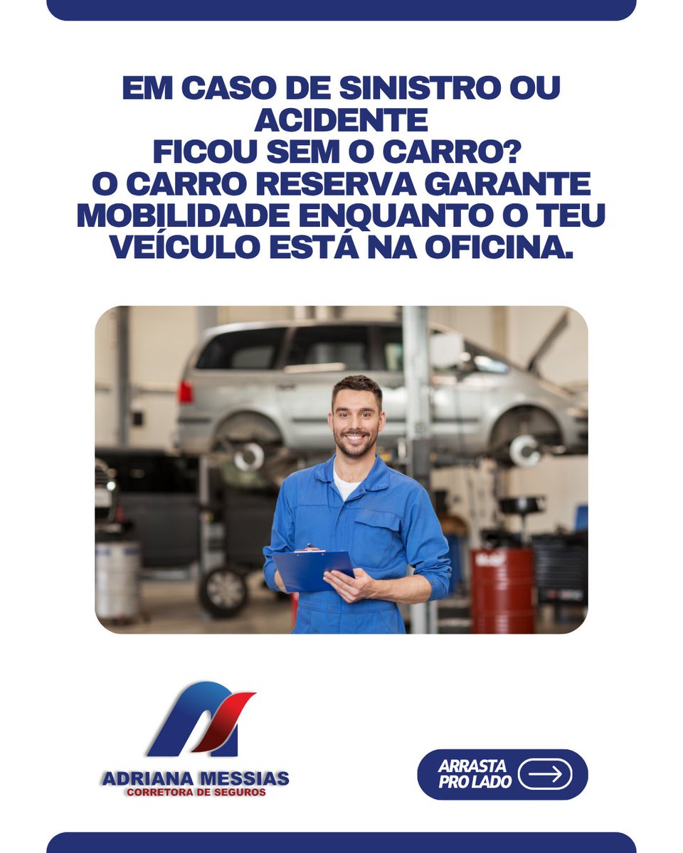ASCorretora's tweet photo. CARRO RESERVA: Contratar ou não?

Essa não é apenas uma despesa extra, é uma decisão estratégica para a sua mobilidade. Apresentamos os cenários em que a cobertura de Carro Reserva garante a continuidade da sua rotina sem imprevistos.

Arraste para o lado e descubra ➡️ https://t.co/jY4bjBRrfW