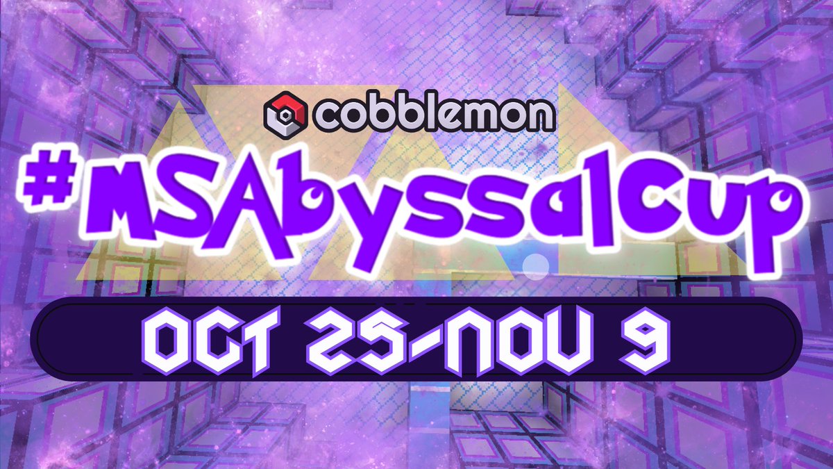 The Abyssal Cup calls!

Join this thematic Cobblemon RP tournament where Trainer Champions battle for the title of Champion of the Abyss! 

Fight. Roleplay. Build your legend. Sign up here:  forms.gle/ZP5XcRub2h6DB3…

#MSAbyssalCup #CobblemonRP #MinecraftRP