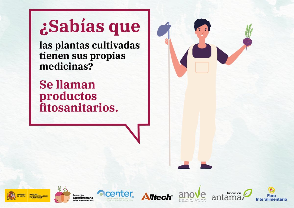 En el tour educativo de <a href="/ConocerAgri/">Conocer la Agricultura y la Ganadería</a> contamos a los más jóvenes curiosidades del campo 👩‍🌾

 ¿Sabías que las 'medicinas' de los cultivos son los productos #fitosanitarios? 🌱

Si también quieres aprender más sobre agricultura y ganadería 👇
🔗 conocerlaagricultura.com