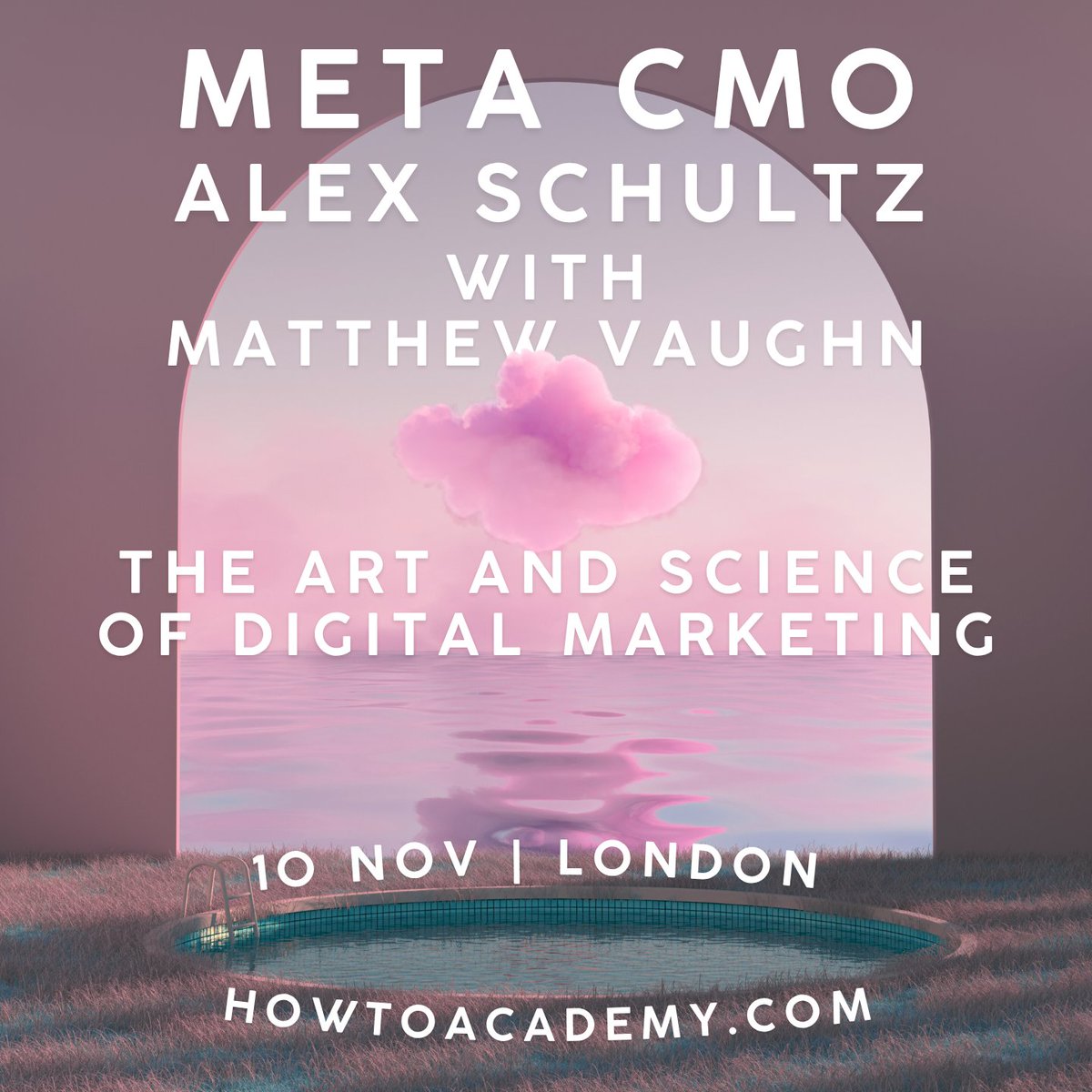 howtoacademy's tweet image. Join the Chief Marketing Officer of Meta, @alexschultz, in conversation with Matthew Vaughn for a brilliantly insightful guide to growing your business – at any stage.

Mon, 10 Nov | 7:00pm | London
Tickets at howtoacademy.com/events/meta-cm…