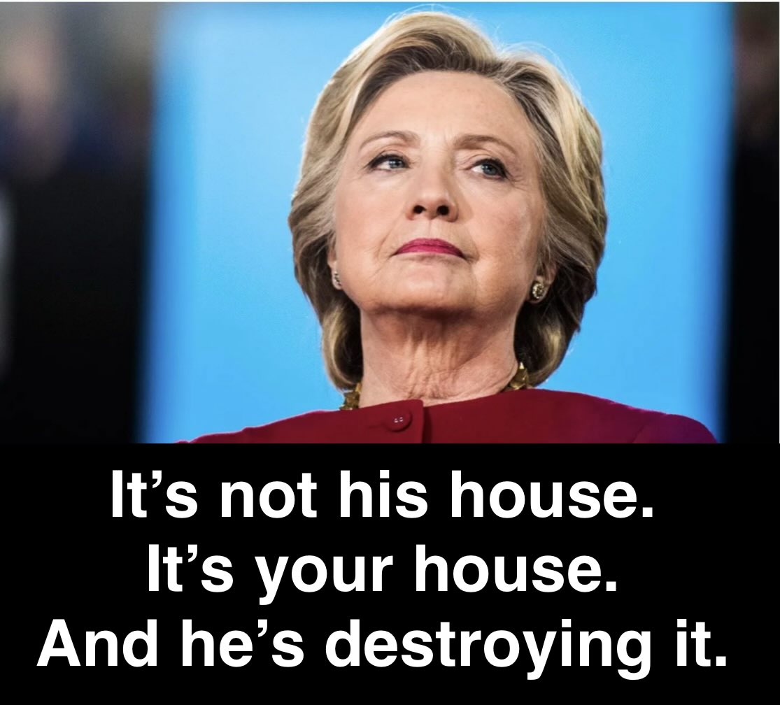 The White House has begun DEMOLISHING portions of the East Wing of the White House to build Trump’s $250 million ballroom

Reply with 💙 if you SUPPORT Hillary Clinton
