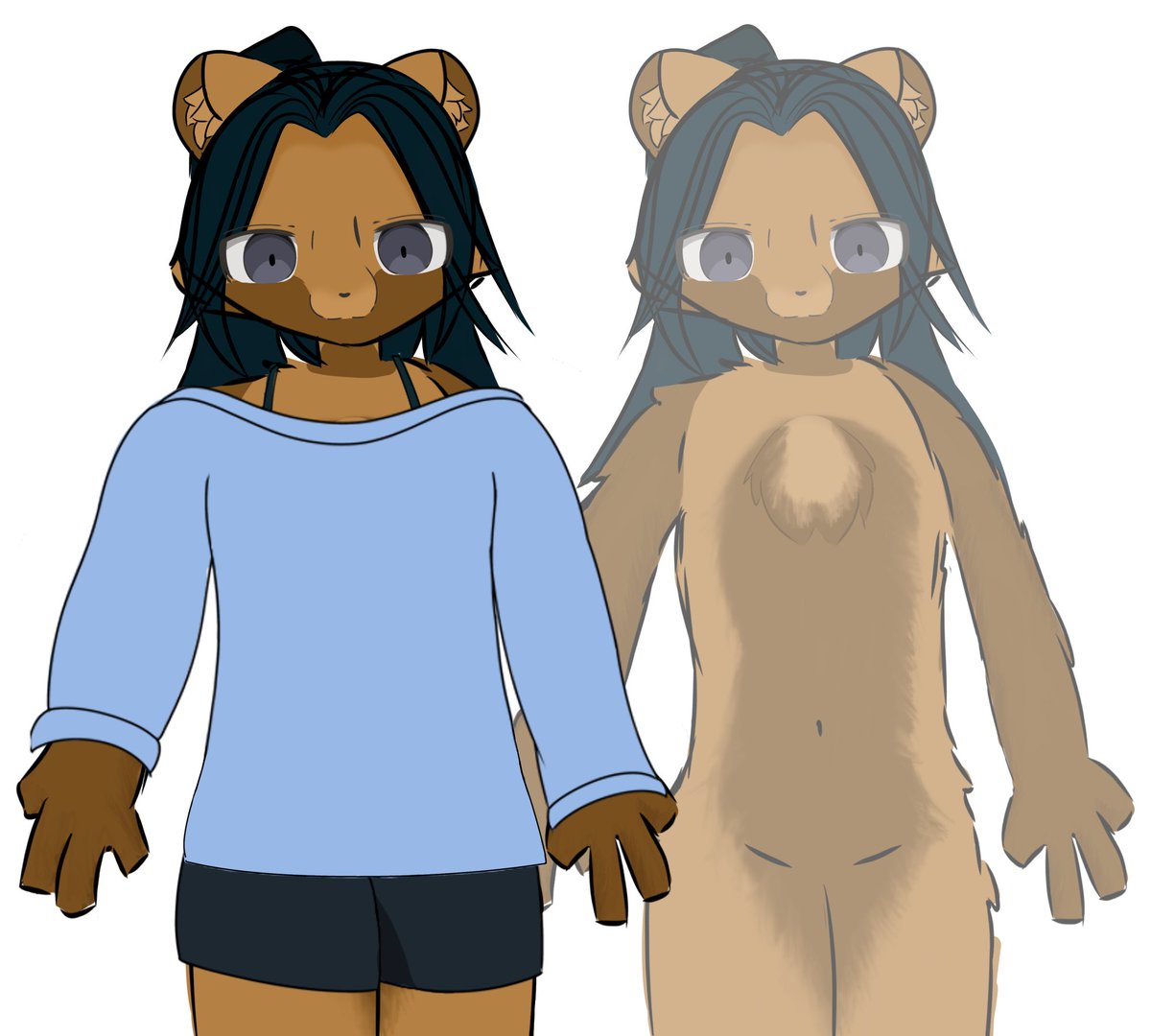 Tanukishy_'s tweet photo. OCのキャラシ的なやつ
服着せたのは二枚目。
🚹です https://t.co/bSBUbpGhqS