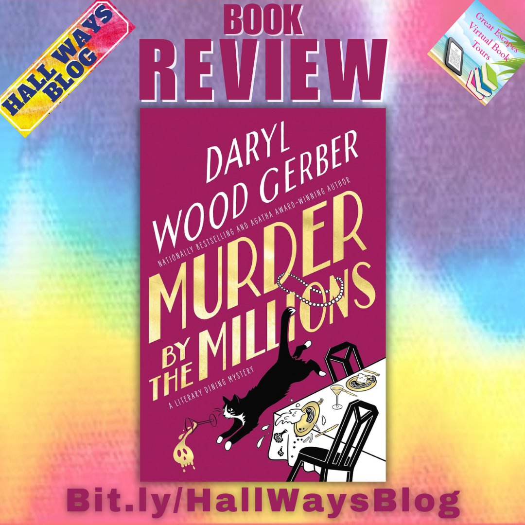 kristinethall's tweet image. MURDER BY THE MILLIONS is a mélange of culinary &amp;amp; literary delights served w/a liberal portion of #cozymystery.
On #HallWaysBlog: #bookreview + #giveaway w/@dollycas!
kristinehallways.blogspot.com/2025/10/murder…
#LiteraryDiningMysterySeries #culinarymystery #booksaboutbooks #bookishbook #contemporary