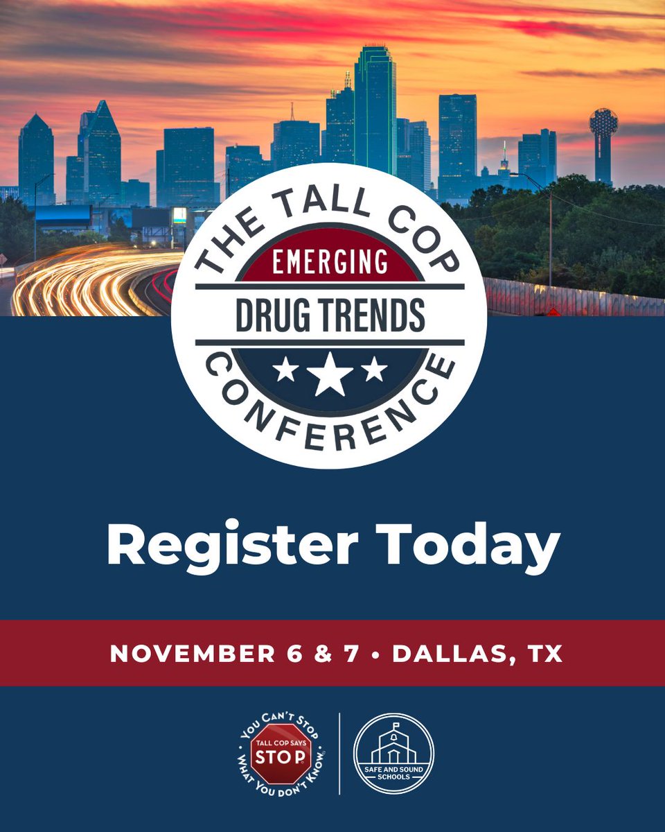 Only 10 days left to register for the Emerging Drug Trends Conference!

Join us and @TallCopSaysStop as we tackle vaping trends, social media’s role in substance use &amp; more. Learn from national experts &amp; take actionable steps for prevention.

Register: bit.ly/4mx1crQ