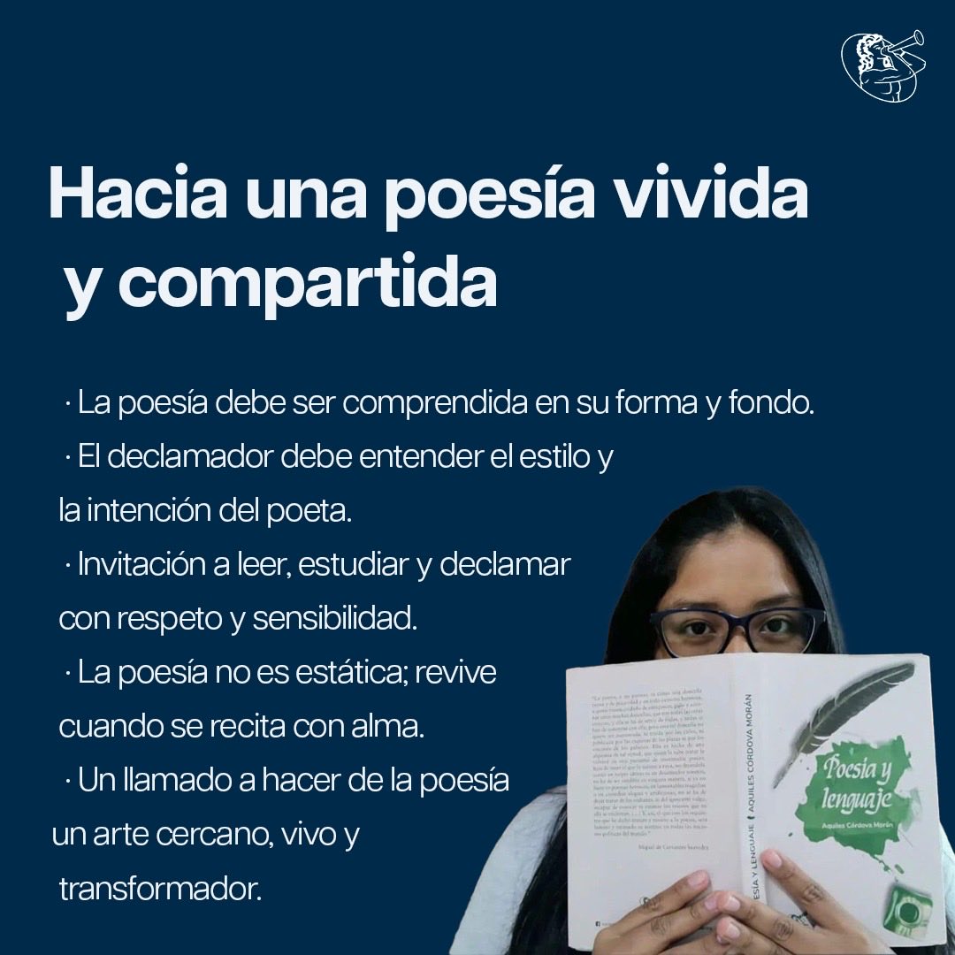 🎭 ¿Poesía o lenguaje?
Descubre cómo se entrelazan en el #libro del Ing. Aquiles Córdova Morán.
Una #obra para entender el #arte que nace del pueblo.
¡No te lo pierdas!