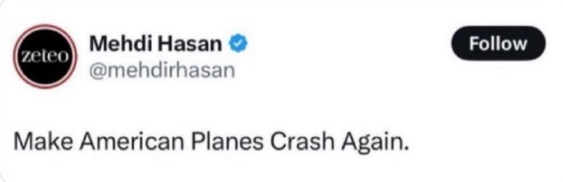 LauraLoomer's tweet image. You’re the one who said you wanted to see more plane crashes in America!
And, you’re a Muslim.
Where is the lie?