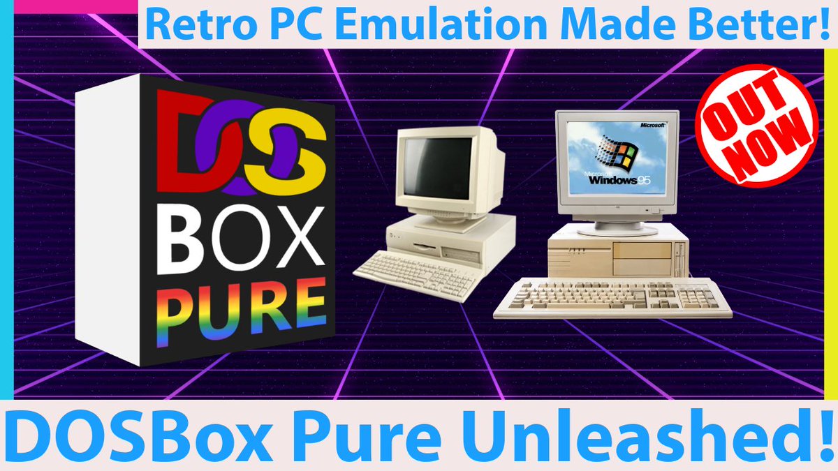 VEsoterica's tweet image. DOSBox Pure is out now and damn is it good! #DOS and #retropc gaming all in a stand alone emulator that covers everything from the early DOS days up through Voodoo / Pentium III Windows 98 gaming! (vid in reply) #gaming #gamingnews #gaming_news