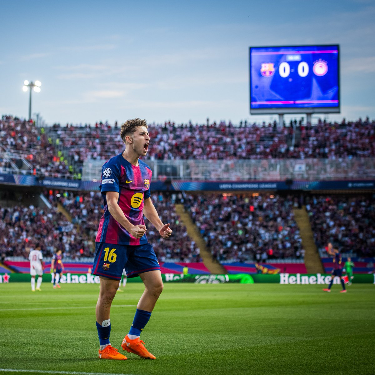 Fermín puso el show ⚽️⚽️⚽️