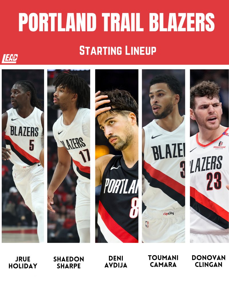 Officially official. Your Portland Trail Blazers' Opening Night