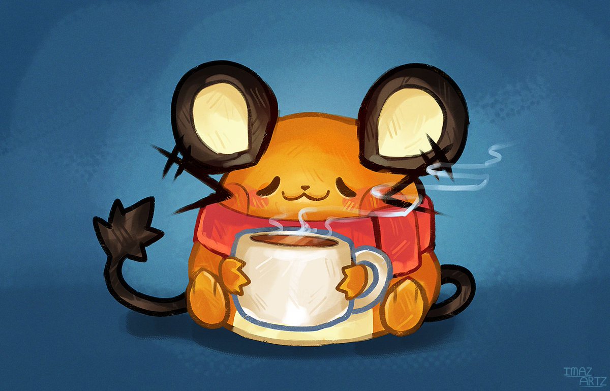 Colder days means cozy moments with hot drinks!
Make sure to stay warm out there &lt;3

#pokemon #fanart #pokemonart