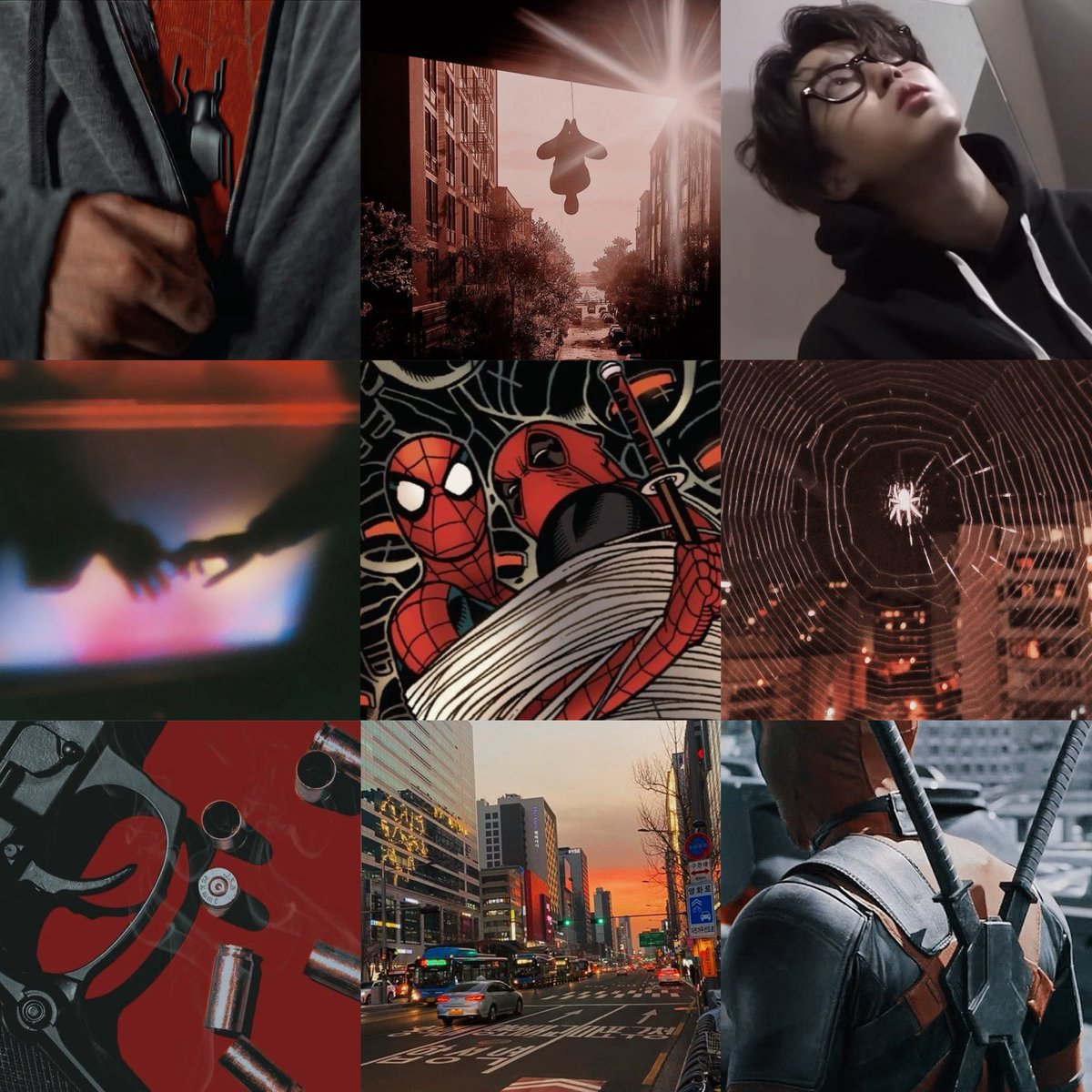 jsvngeee's tweet photo. silk webs and technicolour band-aids

+ mnsng 
+ chapter four (11.9k/42.9k)
+ spiderhan and minpool au aka. minsungify ur spideypool ❤️‍🩹
+ fluff &amp; angst, secret identity, what to do when u have a crush on an insane mercenary 
+ link and tags below https://t.co/4qclcNmHDi