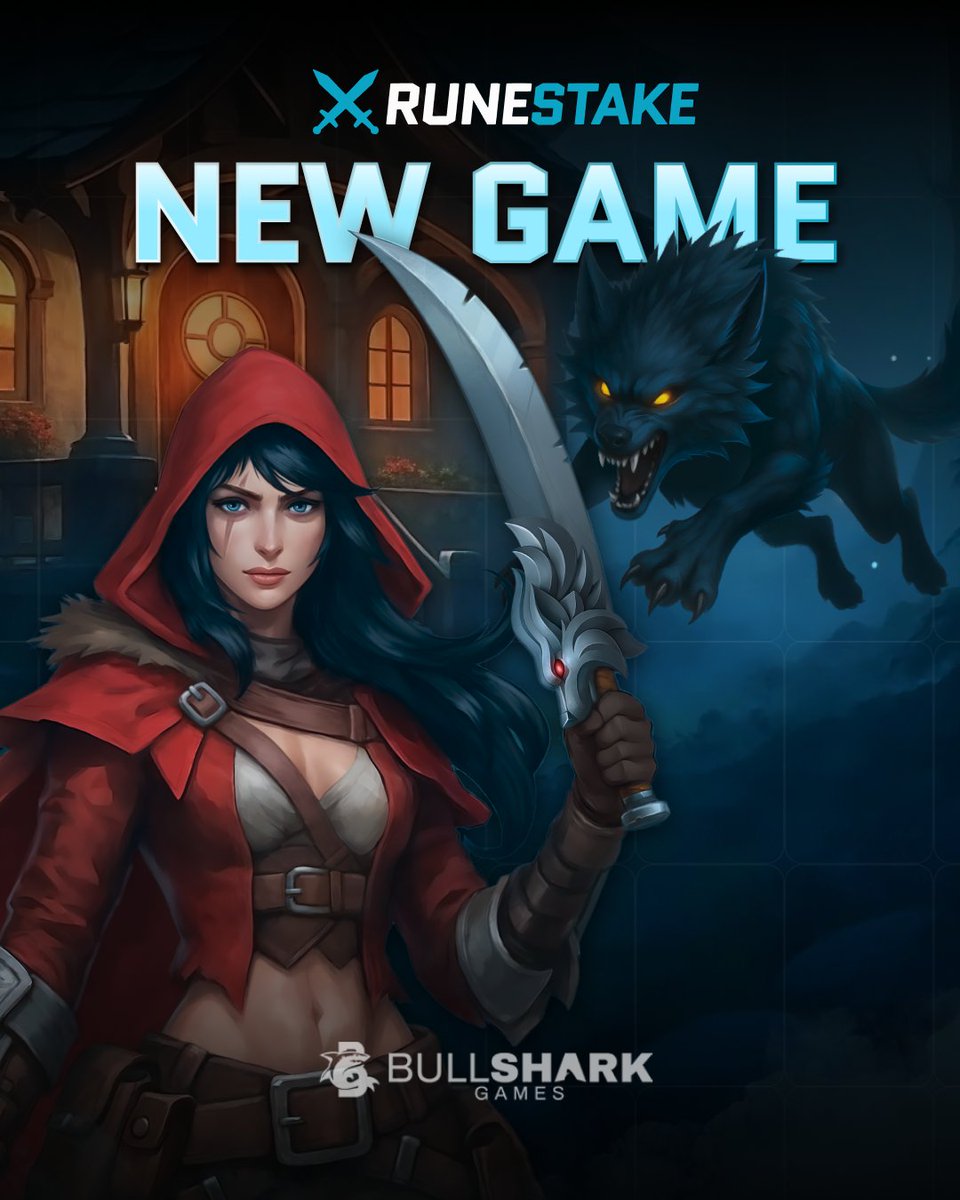 runestake's tweet image. Hunt the beast in Belle the Blade Hunter from @bullshark_games  🐺🔪

Discover 20 paylines, massive multipliers, and  thrilling bonus rounds! 💥

Will you strike the wolf or fall prey? bit.ly/4neJfi8