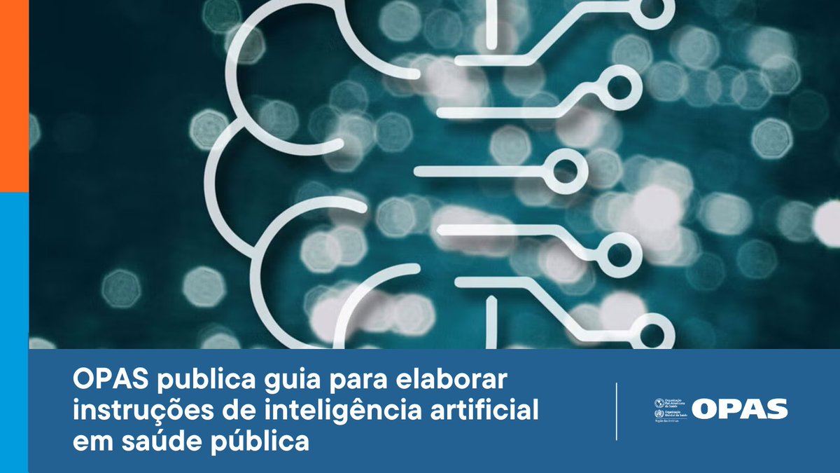 📢 A OPAS lançou um novo guia com instruções ou “prompts” que permitem à inteligência artificial gerar conteúdo confiável e relevante. A publicação busca maximizar o uso responsável da IA para melhorar a comunicação e tomada de decisões em saúde.

+INFO 🔗 paho.org/pt/noticias/20…